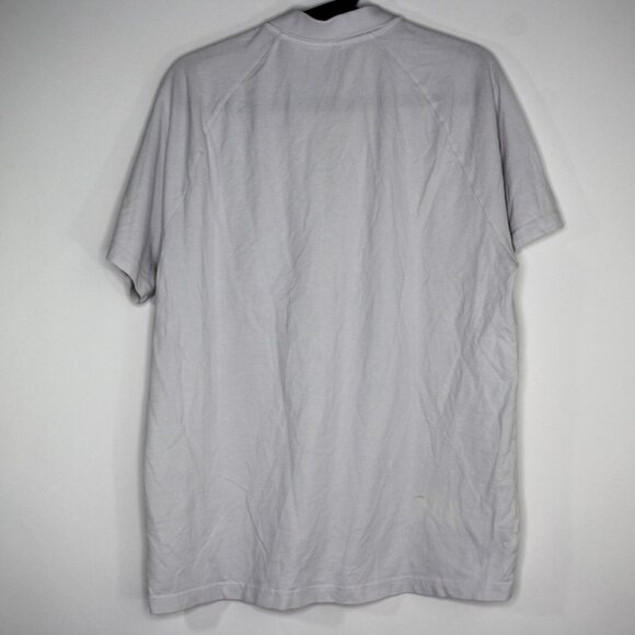 Outdoor Voices Mens Large Spell Out Pocket Polo Shirt H886 - Picture 8 of 8